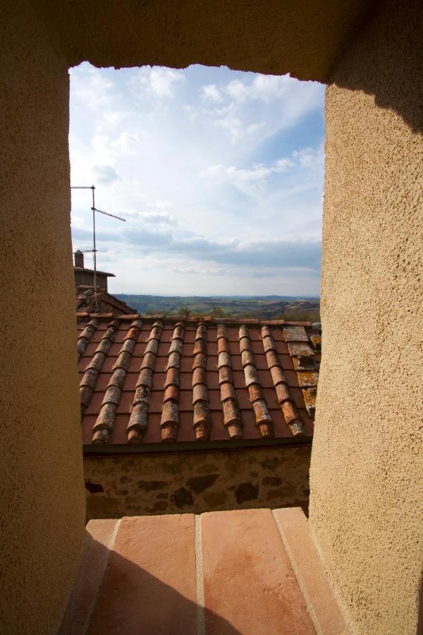 Torre Appartamento Con Vista Monticchiello Exterior foto